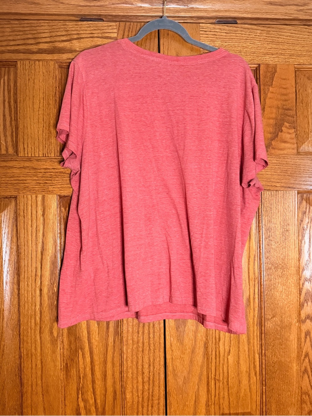 Disney Park Red V-Neck Mickey Mouse Graphic Tee - Picture 2 of 4